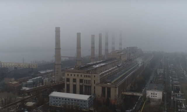 На Приднепровской ТЭС установили электрофильтр на 10-й энергоблок