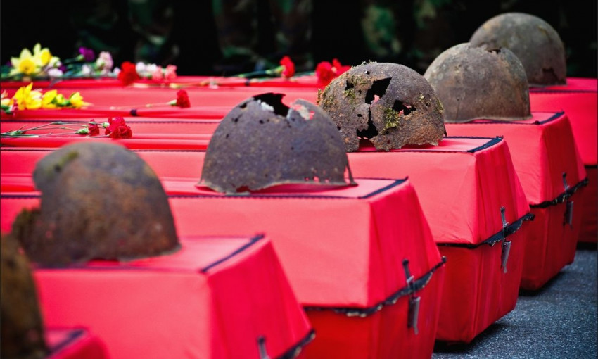 На Днепропетровщине нашли останки неизвестных солдат