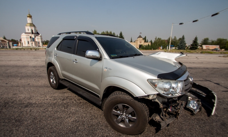 ДТП в Днепре:на Слобожанском проспекте столкнулись два авто 