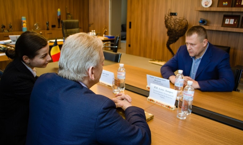 Борис Филатов провел встречу с Послом Бельгии 