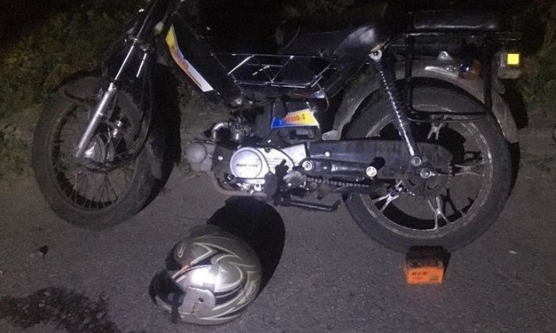 ДТП на Днепропетровщине: на дороге мотоциклист упал с мотоцикла 