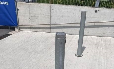 В Днепре пешеходов обезопасят при помощи парковочных столбиков 