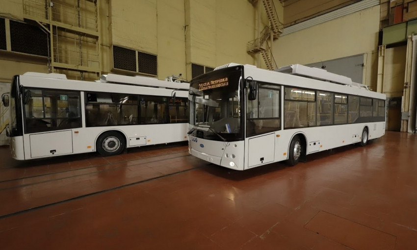 В Днепре появится 12 новых троллейбусов от «Южмаша»