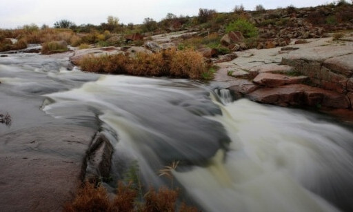 В Днепропетровской области течёт единственный степной водопад в Украине