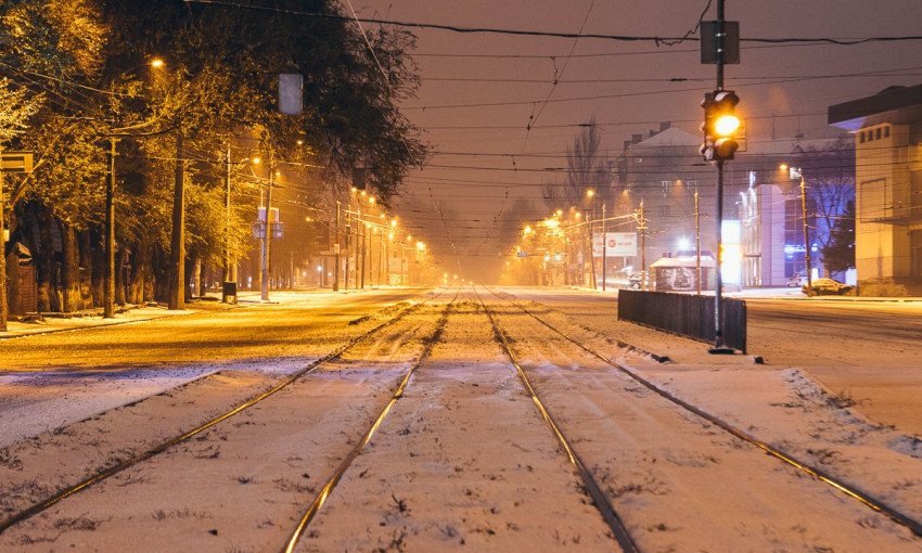Снежный Днепр: как выглядит город в снегу