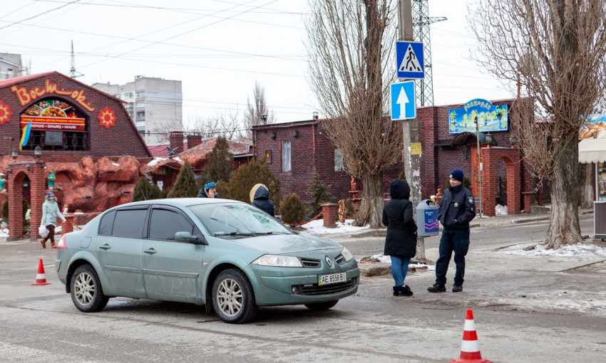ДТП в Днепре: Renault сбил пешехода