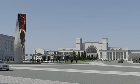 В Днепре реконструируют Вокзальную площадь