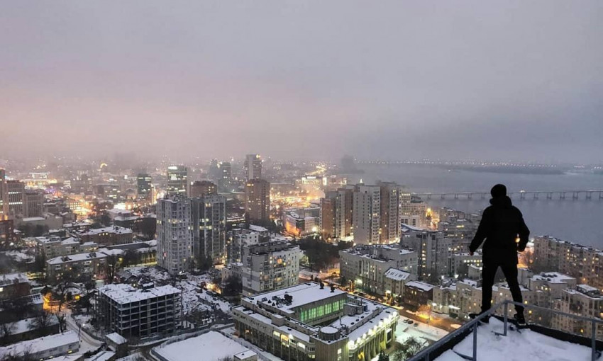 Днепр глазами горожан: зимние фото любимого города 