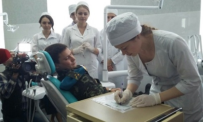 В военном госпитале Днепра открыли отделение стоматологии 