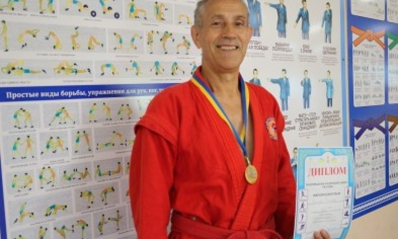 60-летний самбист из Днепропетровщины стал чемпионом мира 