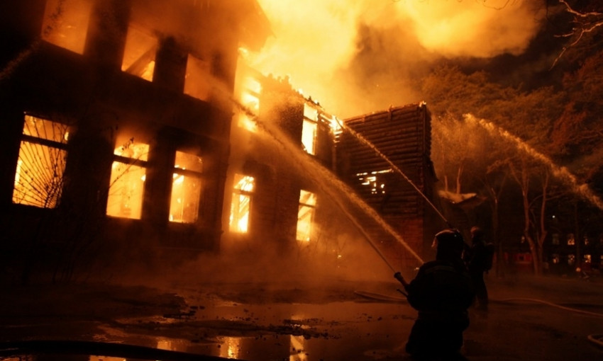На "Игрени" горело здание психиатрической больницы